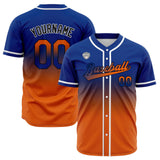 Custom Gradient Baseball Jerseys Personalized Name Number Logo