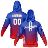 Custom Blue Red Sports hoodie Sweatshirt Set for Men Women Youth Tops and Pants Set Tracksuit