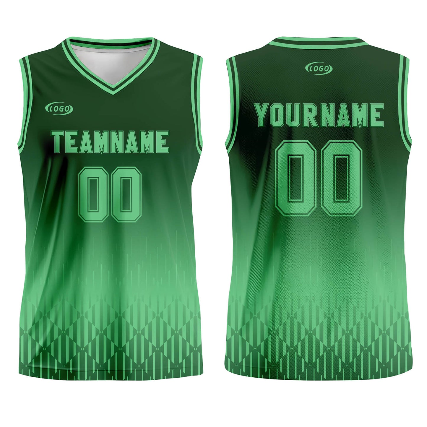 Custom Olive Green Green Gradient Basketball Jersey Uniform Suit Printed Your Logo Name Number