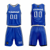 Custom Royal Blue Basketball Jersey Uniform Suit Printed Your Logo Name Number
