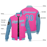 Custom Varsity Jacket Letterman jacket for Men, Women and Youth Pink