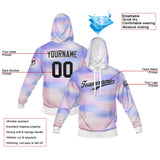 Custom Light Purple Hoodie Sweatshirt Set for Men Women Youth Tops and Pants Set Tracksuit