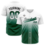 Custom Gradient Baseball Jerseys Personalized Name Number Logo