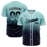 Custom Gradient Baseball Jerseys Personalized Name Number Logo