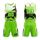 Custom Neon Green Basketball Jersey Uniform Suit Printed Your Logo Name Number