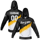 Custom Black White Sports hoodie Sweatshirt Set for Men Women Youth Tops and Pants Set Tracksuit
