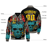 Custom Varsity Jacket Letterman jacket for Men, Women and Youth Royal Yellow