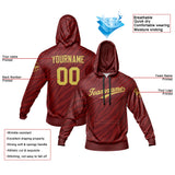 Custom Crimson Sports hoodie Sweatshirt Set for Men Women Youth Tops and Pants Set Tracksuit