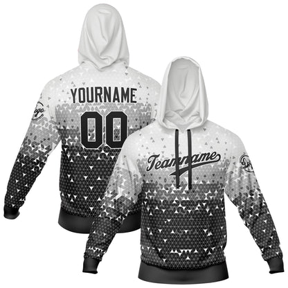 Custom Grey Sports hoodie Sweatshirt Set for Men Women Youth Tops and Pants Set Tracksuit