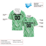 Custom White Green Short Sleeve Hoodies for Men Women Shirts with Hoods Printed Name Logo