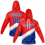 Custom Red Navy Hoodie Sweatshirt Set for Men Women Youth Tops and Pants Set Tracksuit