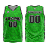 Custom Green Black Basketball Jersey Uniform Suit Printed Your Logo Name Number