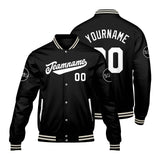 Custom Balck Varsity Jackets for Men Women Youth Personalized Letterman Jackets