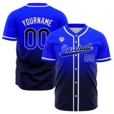 Custom Gradient Baseball Jerseys Personalized Name Number Logo