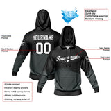 Custom Black Gray Sports hoodie Sweatshirt Set for Men Women Youth Tops and Pants Set Tracksuit