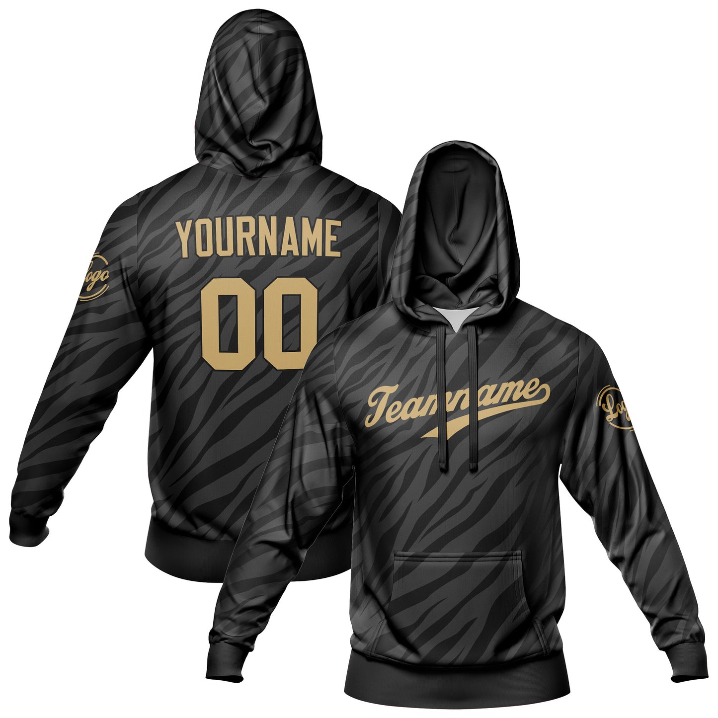 Custom Dark Gray Sports hoodie Sweatshirt Set for Men Women Youth Tops and Pants Set Tracksuit