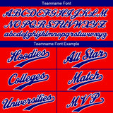 Custom Red Navy Hoodie Sweatshirt Set for Men Women Youth Tops and Pants Set Tracksuit