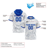 Custom White Blue Short Sleeve Hoodies for Men Women Shirts with Hoods Printed Name Logo