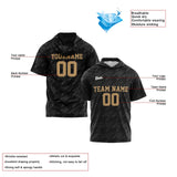 Custom Black Short Sleeve Hoodies for Men Women Shirts with Hoods Printed Name Logo