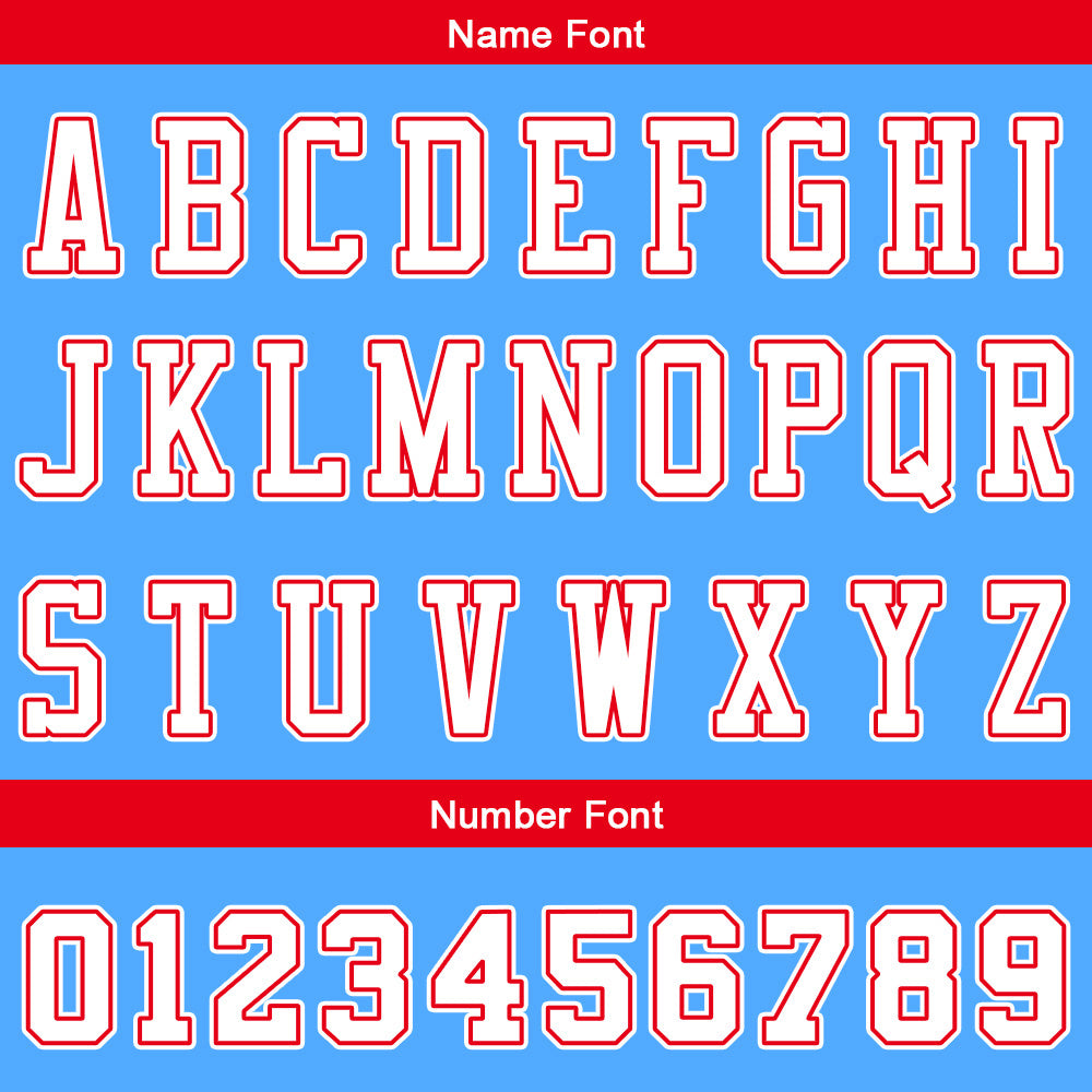 Custom Gradient Lighe Blue Red Reversible Basketball Suit for Adults and Kids Personalized Jersey