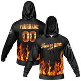 Custom Black Gold Sports hoodie Sweatshirt Set for Men Women Youth Tops and Pants Set Tracksuit
