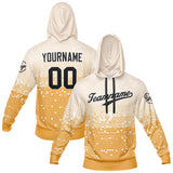 Custom White Yellow Hoodie Sweatshirt Set for Men Women Youth Tops and Pants Set Tracksuit