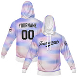 Custom Light Purple Hoodie Sweatshirt Set for Men Women Youth Tops and Pants Set Tracksuit