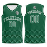 Custom Green Basketball Jersey Uniform Suit Printed Your Logo Name Number