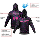 Custom Black Rose Red Sports hoodie Sweatshirt Set for Men Women Youth Tops and Pants Set Tracksuit