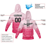 Custom Pink Hoodie Sweatshirt Set for Men Women Youth Tops and Pants Set Tracksuit