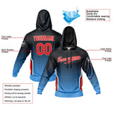 Custom Black Blue Sports hoodie Sweatshirt Set for Men Women Youth Tops and Pants Set Tracksuit
