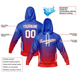 Custom Blue Red Sports hoodie Sweatshirt Set for Men Women Youth Tops and Pants Set Tracksuit