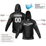 Custom Black  Sports hoodie Sweatshirt Set for Men Women Youth Tops and Pants Set Tracksuit