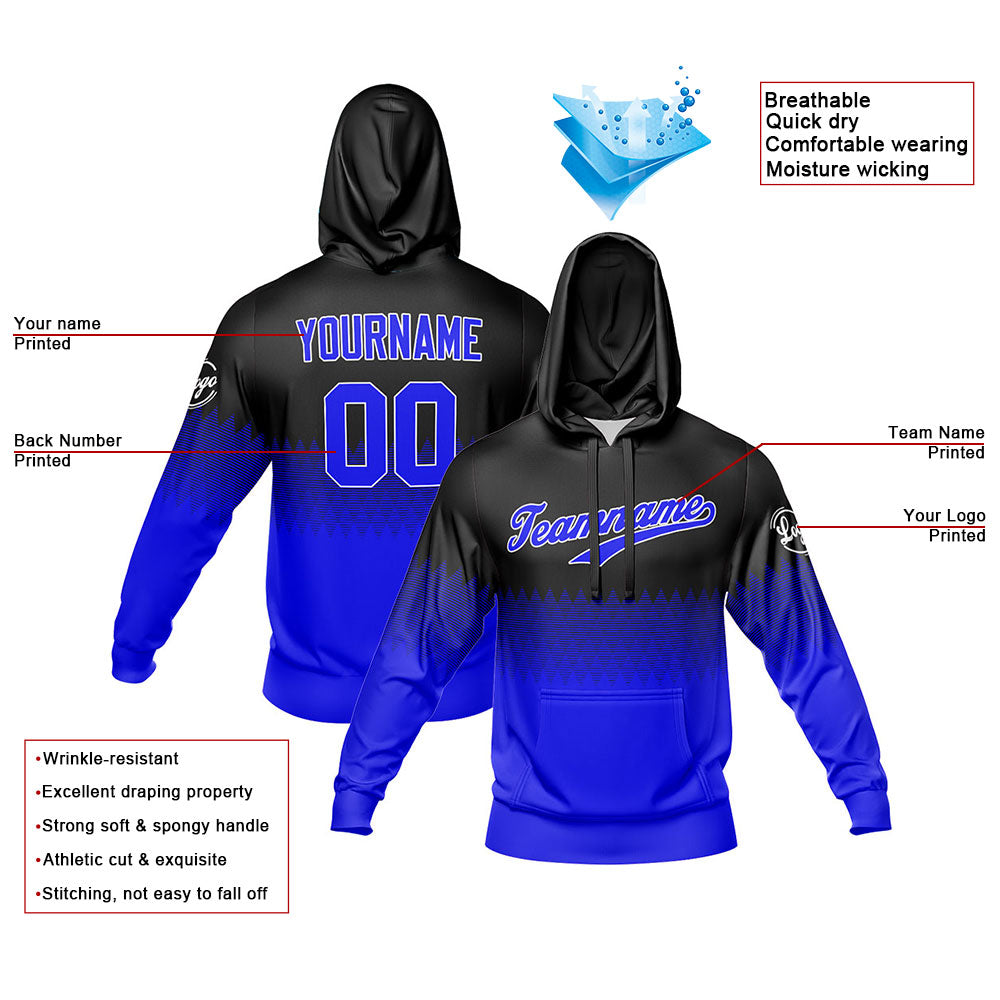 Custom Black Blue Sports hoodie Sweatshirt Set for Men Women Youth Tops and Pants Set Tracksuit