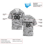Custom Grey Short Sleeve Hoodies for Men Women Shirts with Hoods Printed Name Logo