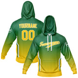 Custom Grass Green Yellow Sports hoodie Sweatshirt Set for Men Women Youth Tops and Pants Set Tracksuit