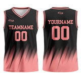 Custom Black Pink Basketball Jersey Uniform Suit Printed Your Logo Name Number