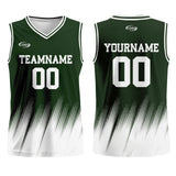 Custom Olive Green White Basketball Jersey Uniform Suit Printed Your Logo Name Number
