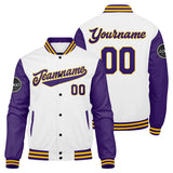 Custom Varsity Jacket Letterman jacket for Men, Women and Youth Marine Gelb