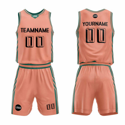 Custom Skin Tone Basketball Jersey Uniform Suit Printed Your Logo Name Number