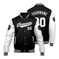Custom Black White Varsity Jackets for Men Women Youth Personalized Letterman Jackets