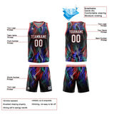 Custom Black Red Basketball Jersey Uniform Suit Printed Your Logo Name Number