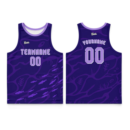 Custom Yellow Black Purple Wide Shoulder Basketball Jersey, Breathable Mesh Team Uniform for Adult & Yout
