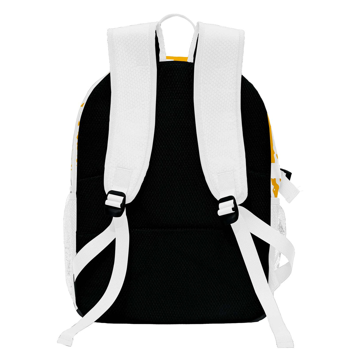 Custom Yellow Black Basketball Soccer Backpack Personalized Player Names - Numbers & Team Logo #150-BP-0914-0035