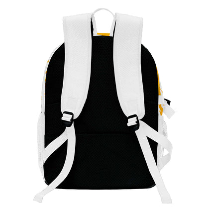 Custom Yellow Black Basketball Soccer Backpack Personalized Player Names - Numbers & Team Logo #150-BP-0914-0035