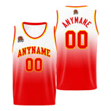 Custom Basketball Jersey Personalized Stitched Team Name Number Logo Red&Black