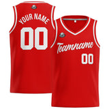 Custom Stitched Basketball Jersey for Men, Women  And Kids Red-White
