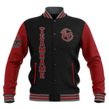 Custom Black Red Grey Waterproof Varsity Jackets Personalized Stitched Name Number Logo to Letterman Jackets