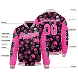 Custom Pink Varsity Jackets for Men Women Youth Personalized Letterman Jackets