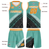 Custom Teal Basketball Jersey Uniform Suit Printed Your Logo Name Number